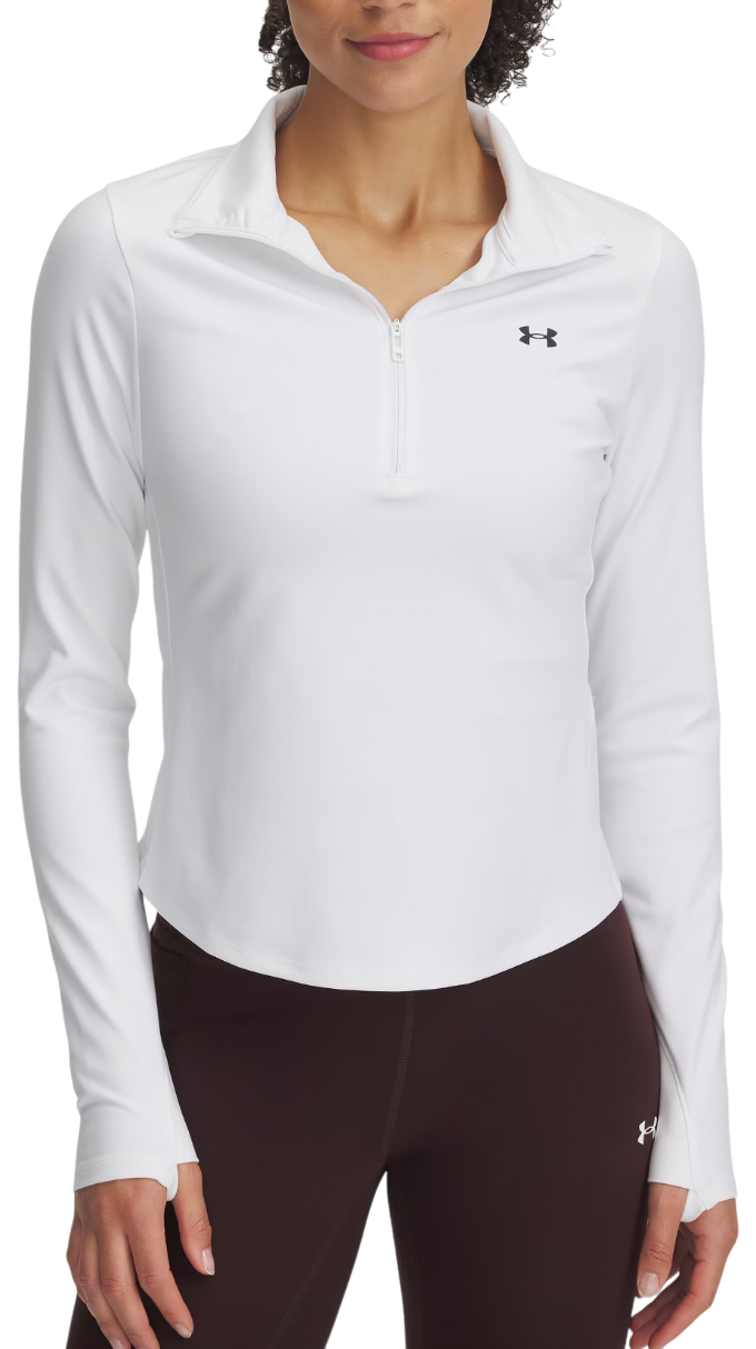 T-shirt Under Armour Under Armour Motion 1/2 Zip Top Hvid | 6001618-100, 0