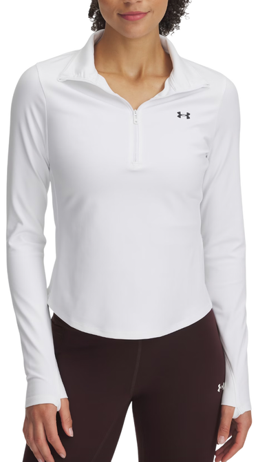 T-shirt Under Armour Under Armour Motion 1/2 Zip Top Hvid | 6001618-100, 0