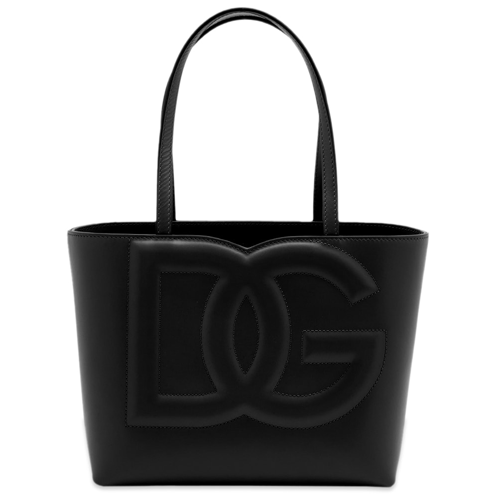 Mulepose Dolce & Gabbana Logo Leather Tote Bag Sort | BB7337AW576-80999, 0