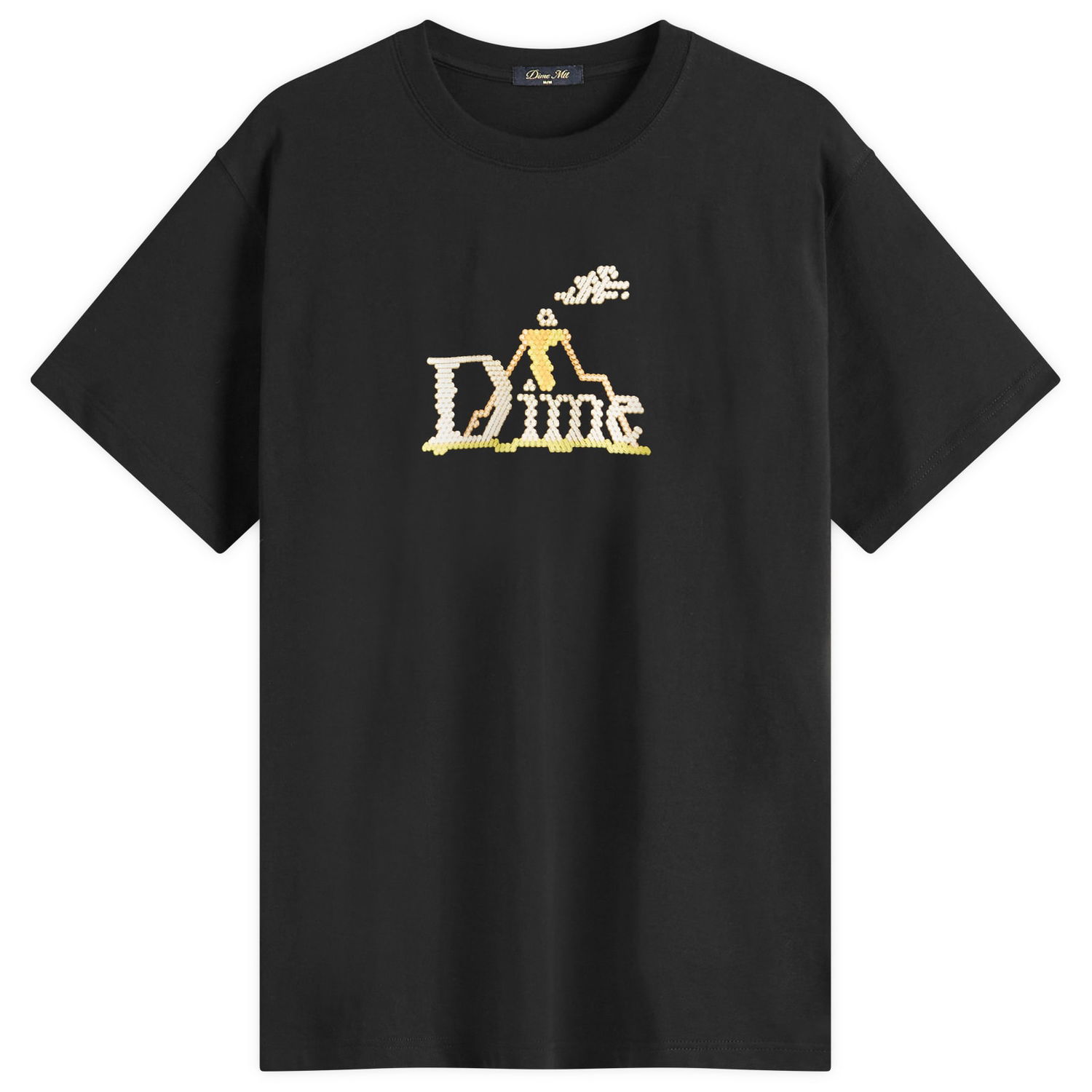 T-shirt Dime Classic Lightbright T-Shirt, Size Large Sort | DIME2SP2548BLK, 0