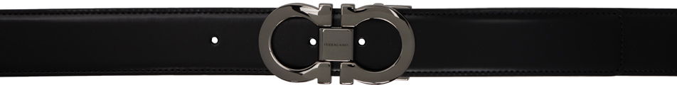 Bælter FERRAGAMO Reversible Gancini Belt Sort | 644557, 0