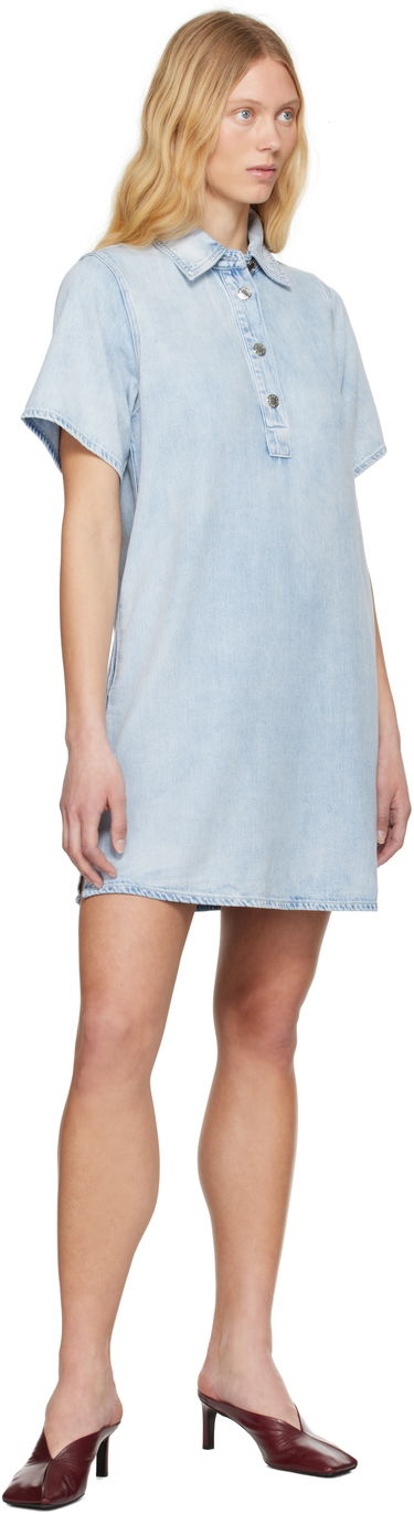 Kjole rag & bone Rag & Bone Jocelyn Featherweight Denim Minidress Blå | WDD25S1512UFAL, 3