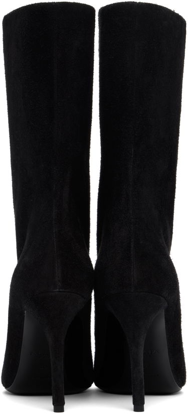 Tøj Alaïa ALAÏA Low 90 Suede Boots Sort | AA3B098CK177, 1