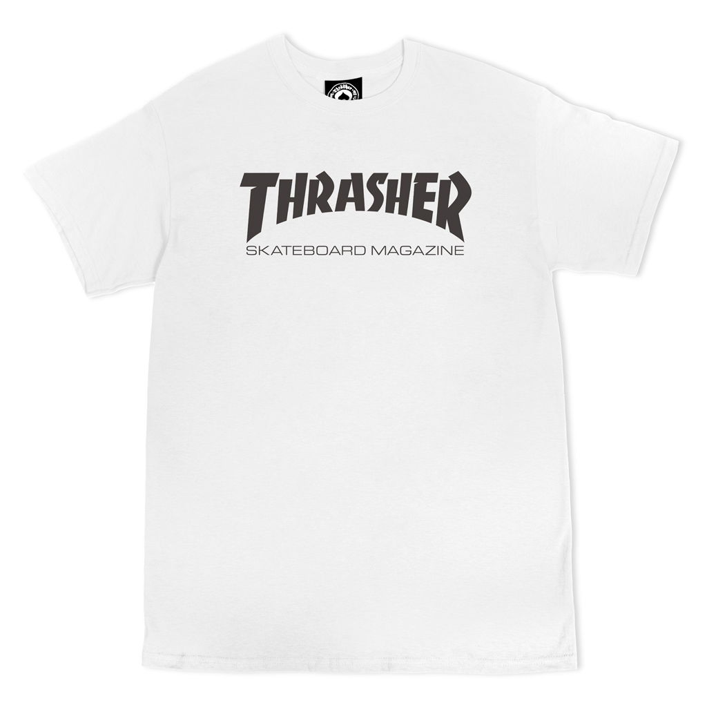 T-shirt Thrasher Skate Mag T-Shirt Hvid | 110101WHT, 1