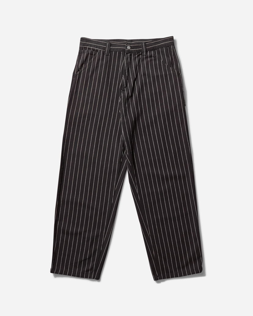 Bukser Carhartt WIP OG Single Knee Seaton Stripe Pants Sort | I034800 2MB02