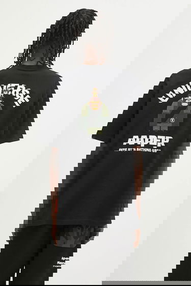 T-shirt AAPE by A Bathing Ape AAPE By A Bathing Ape Basic Aaper Graphic T-Shirt Sort | AAPTEM1675XXO, 2