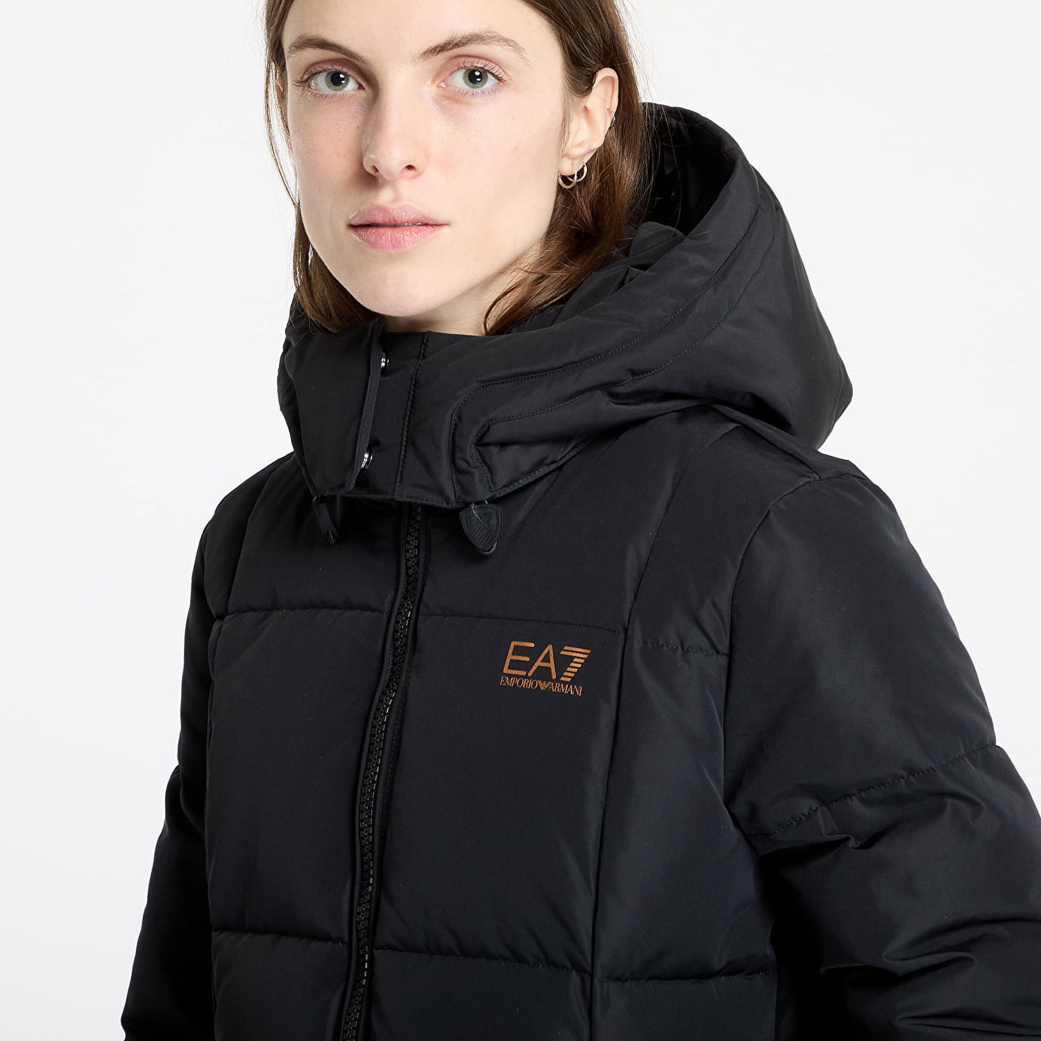 Frakker Emporio Armani Long Padded Coat Sort | 6DTL01TN8AZ0210, 1
