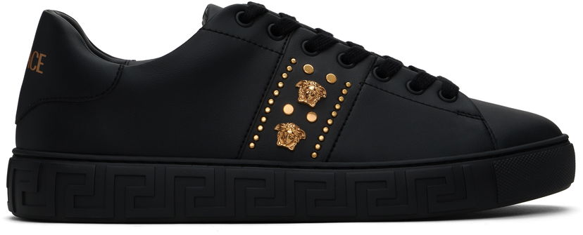 Tøj Versace Versace Studded Greca Sort | 1014460_1A13065