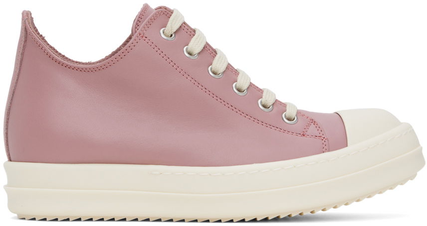 Sneakers og sko Rick Owens Washed Calf "Pink" Lyserød | RU01D3891 LCO, 0