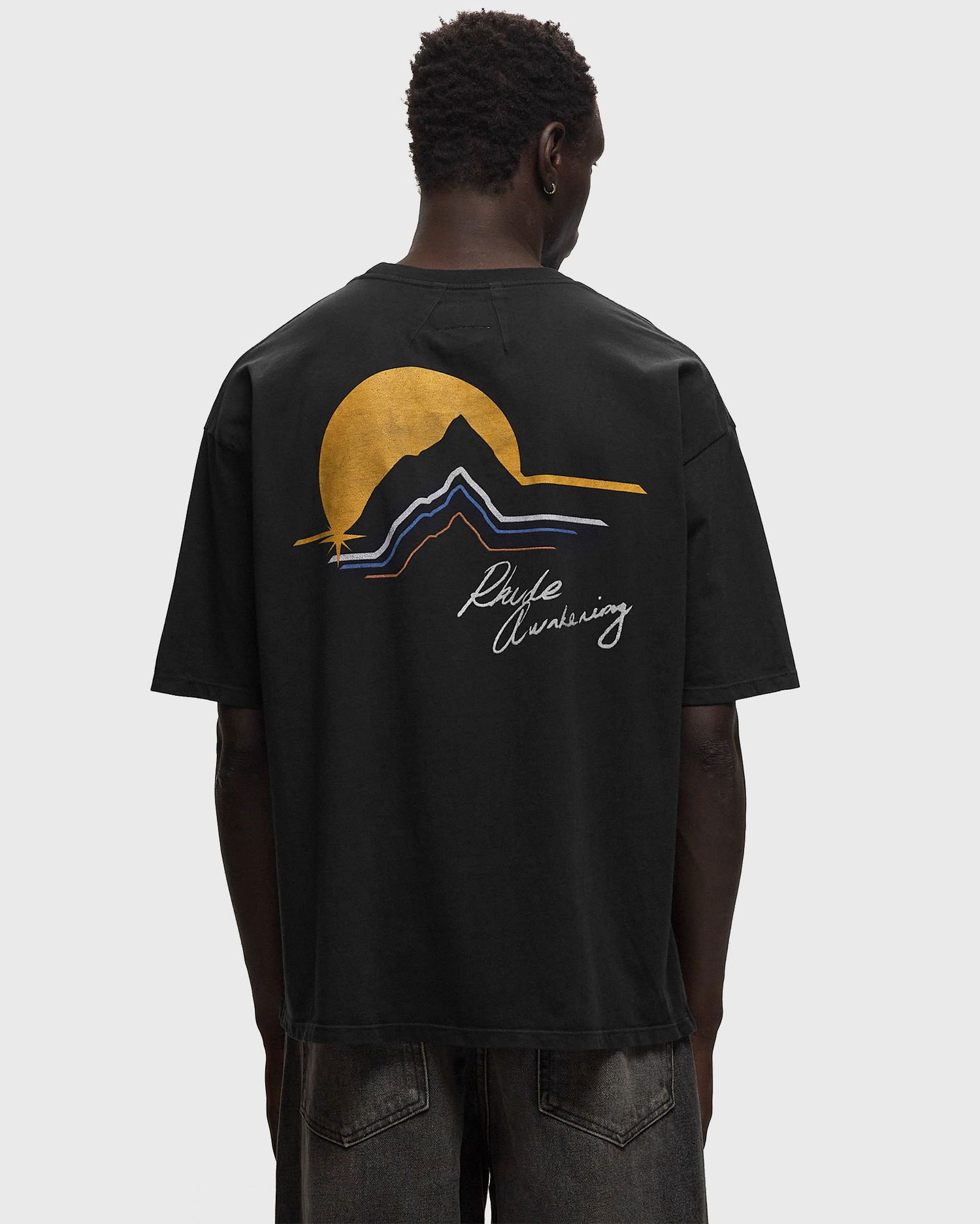 T-shirt Rhude AWAKENING TEE Sort | RHFW23TT220126100610, 1