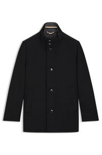 Relaxed-fit coat in wool and cashmere