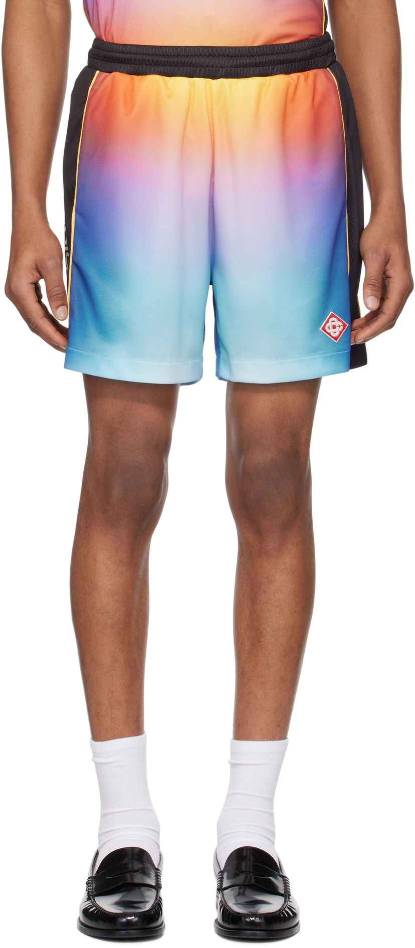 Shorts Casablanca Casablanca Gradient Football Shorts Flerfarvet | MS25-JTR-253-01