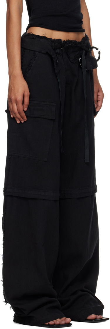 Cargo bukser Ottolinger Ottolinger Baggy Cargo Pants Sort | 109-200306-02, 1