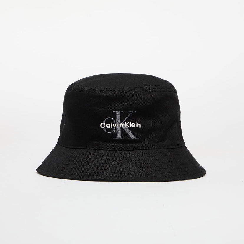 Kasket CALVIN KLEIN Calvin Klein Jeans Monologo Embroidery Bucket Hat Sort | LV04G5020G UB1