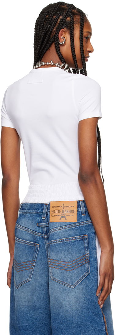 Tanktop Jean Paul Gaultier Gaultier Women's Graphic Print T-Shirt Hvid | 24/25-F-TS071I-J056-0100, 2