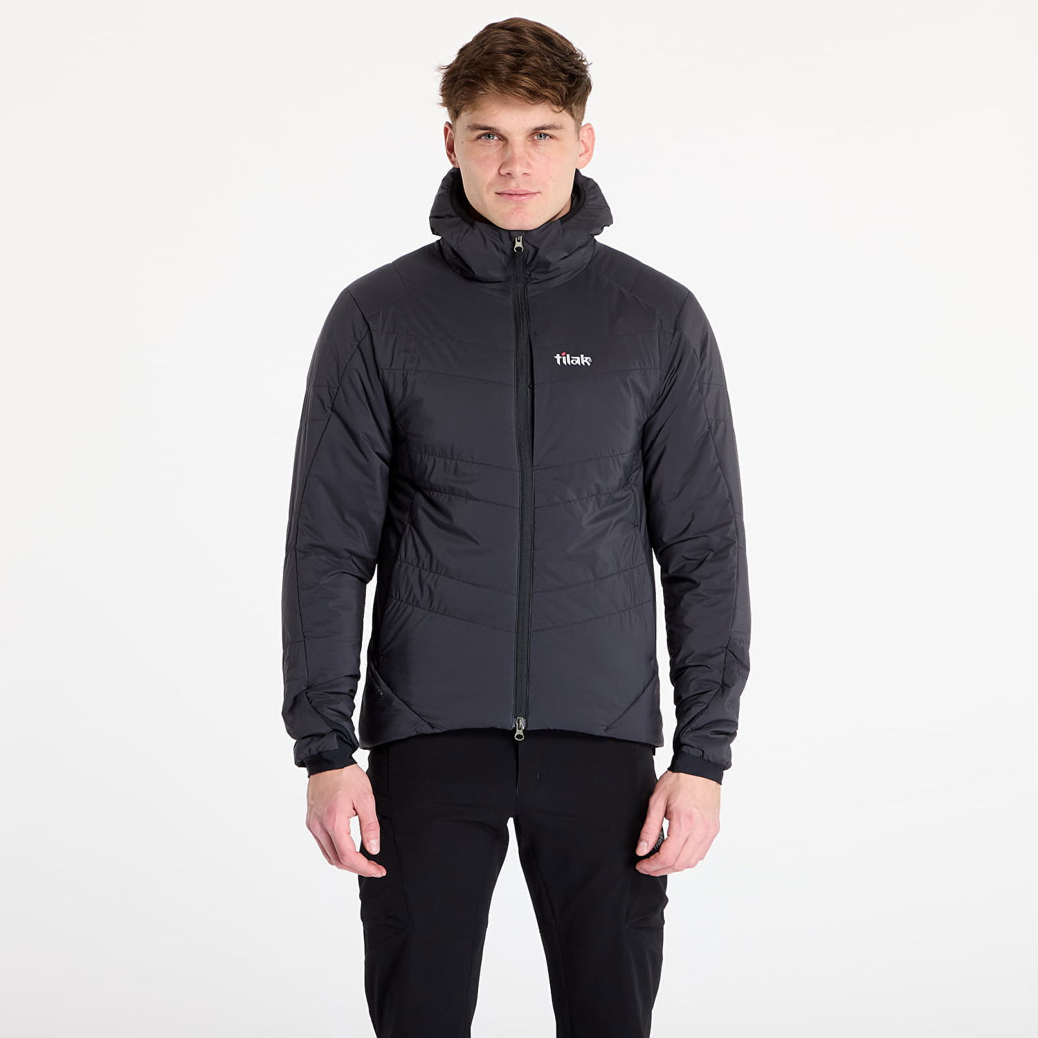 Puffer jakke Tilak Puffer Caviar L Sort | 7103406, 0