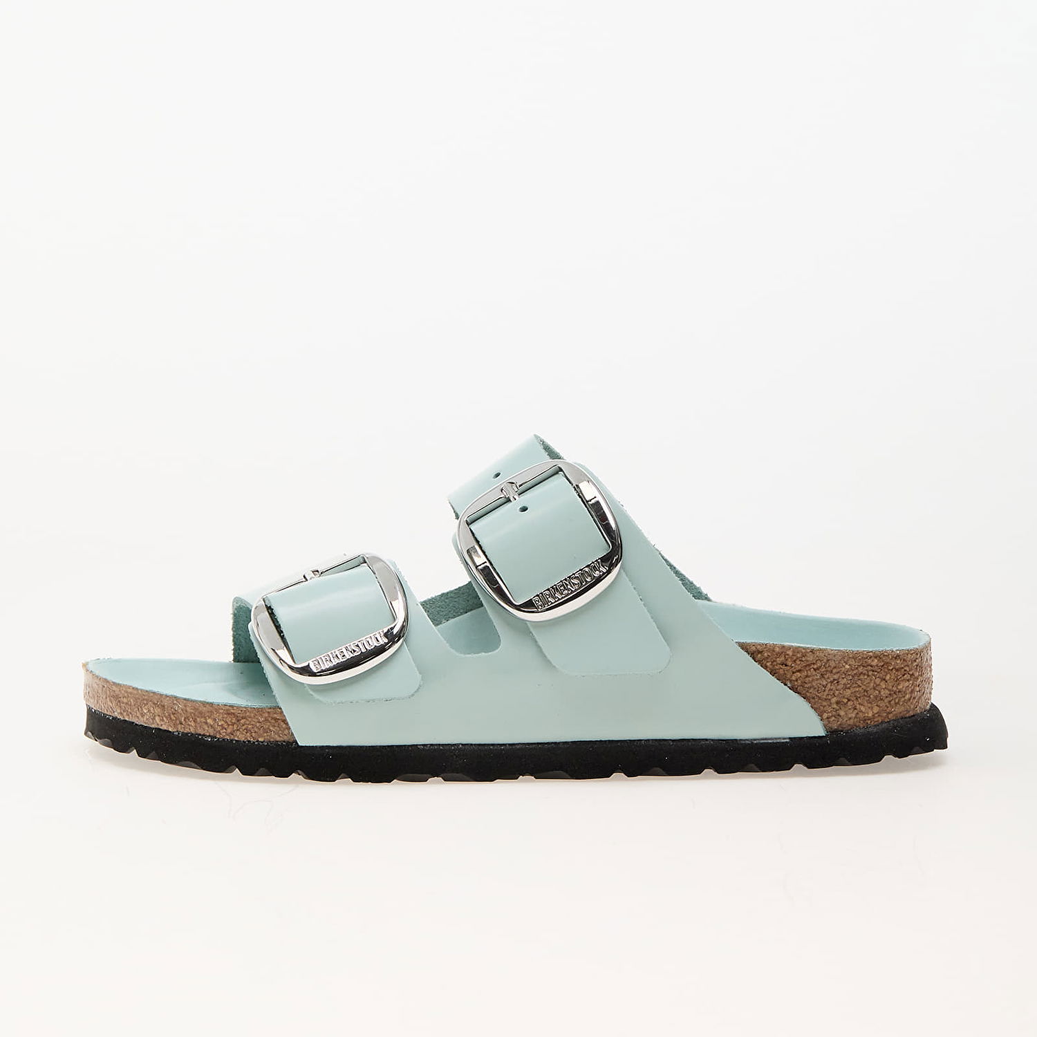 Sneakers og sko Birkenstock Arizona Big Buckle Natural Leather Patent W Turkis | 1026495, 0