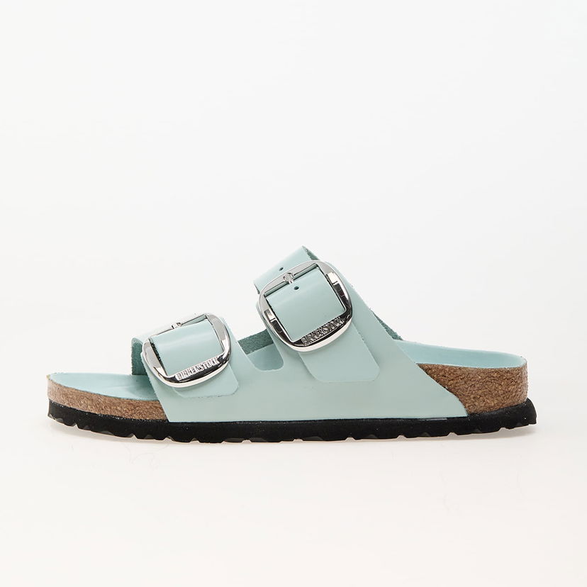 Sneakers og sko Birkenstock Arizona Big Buckle Natural Leather Patent W Turkis | 1026495