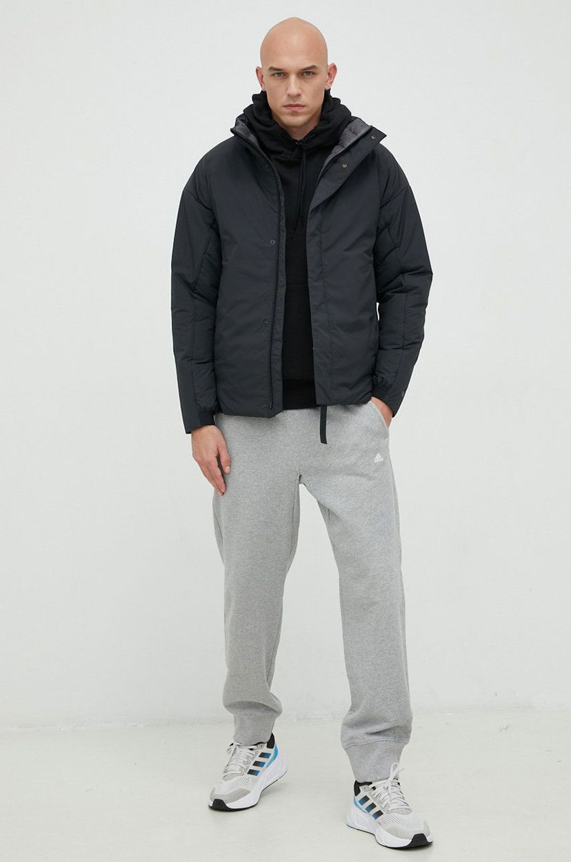 Puffer jakke adidas Performance TERREX Myshelter Insulated Jacket Sort | HG6035