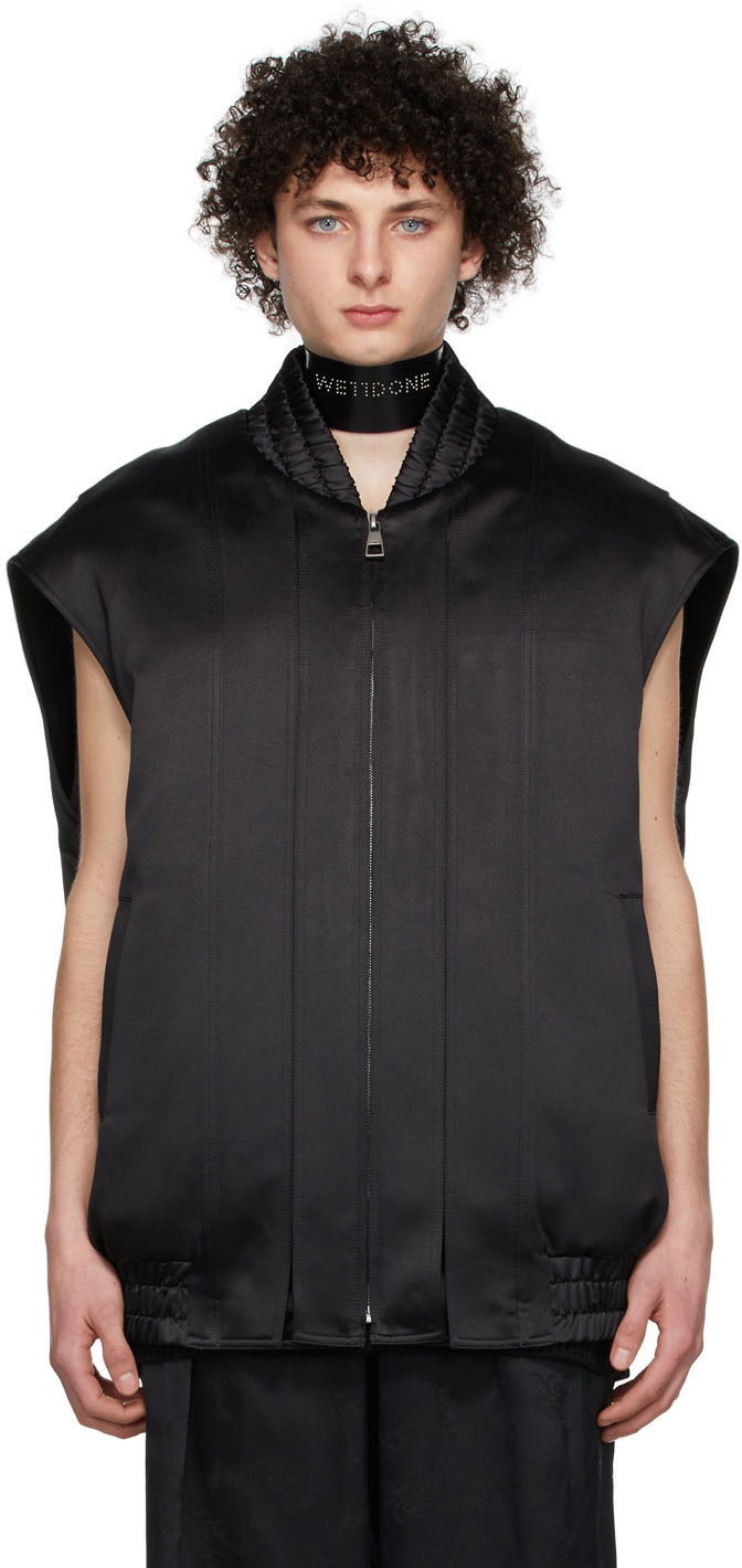 Vest We11done We11done Bomber Vest Sort | WD-VT1-22-005-U-BK