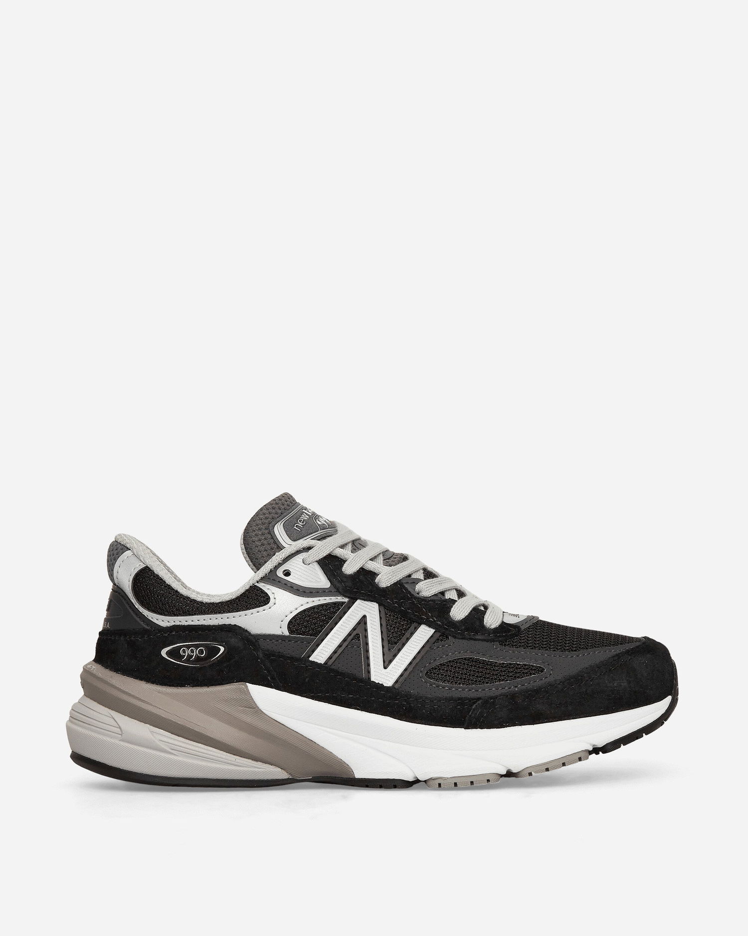 Sneakers og sko New Balance 990v6 MiUSA Black Grey White (Women's) Sort | W990BK6, 1