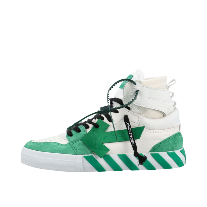 Sneakers og sko Off-White Vulc High White Green Grøn | OMIA225F22LEA0010155