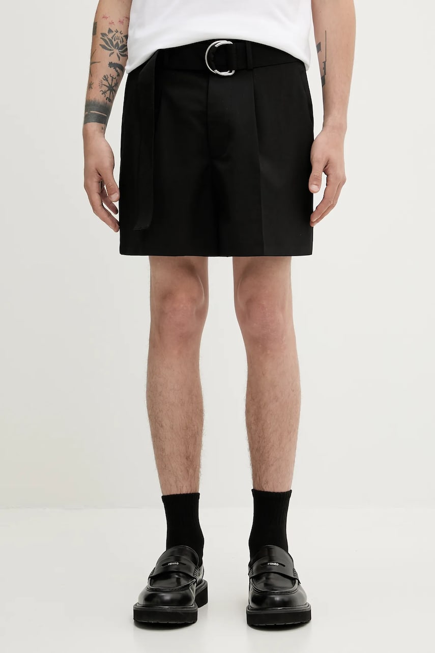 Shorts Nanushka Nanushka Ollie Wool Blend Shorts Sort | NM25SSST12699, 0