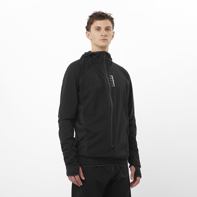 Vindjakke Salomon Salomon S/LAB Ultra Hybrid Jacket Sort | LC2485400, 0