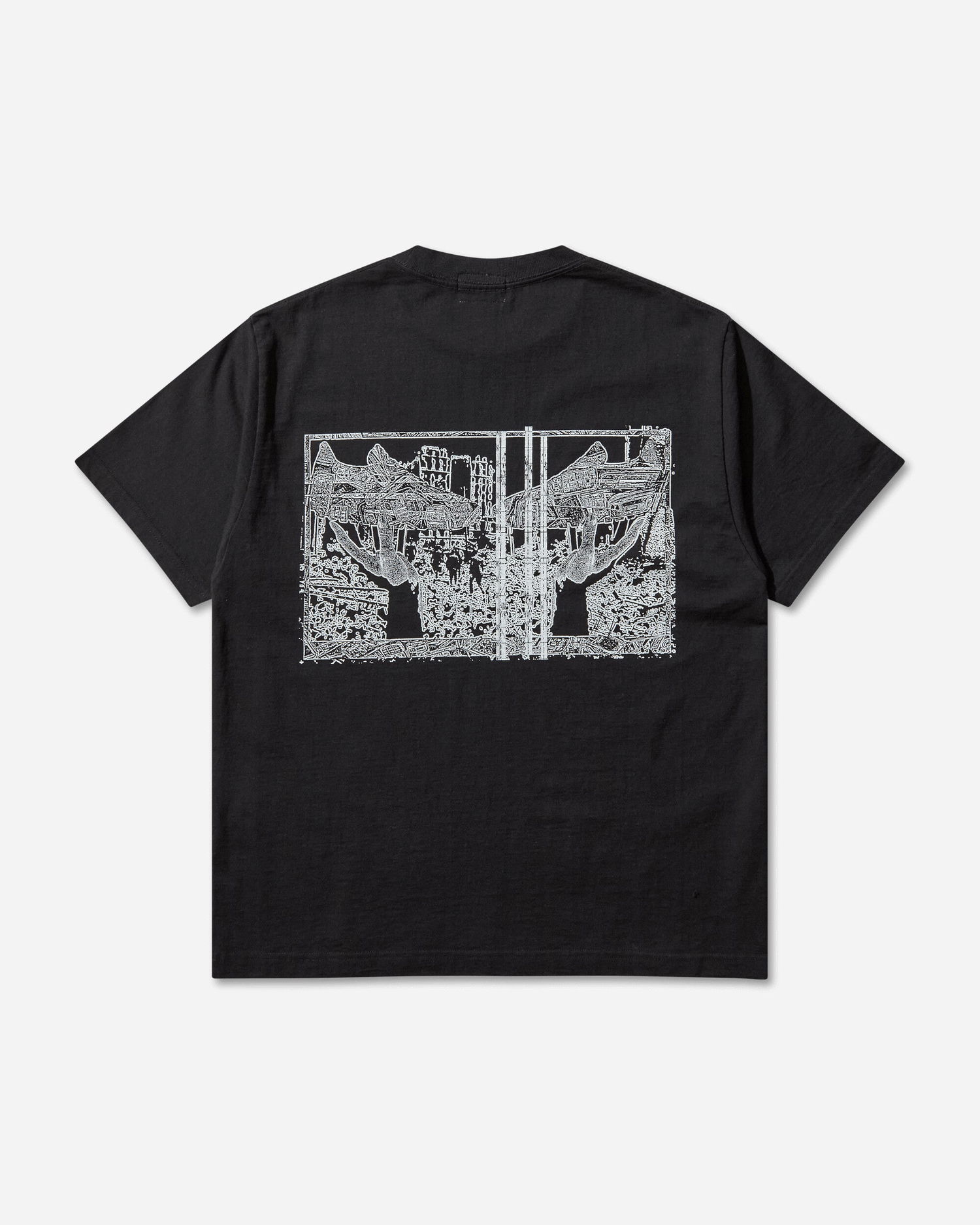 T-shirt Cav Empt Remnant Back Graphic T-Shirt Sort | CES28T06 BLACK, 0