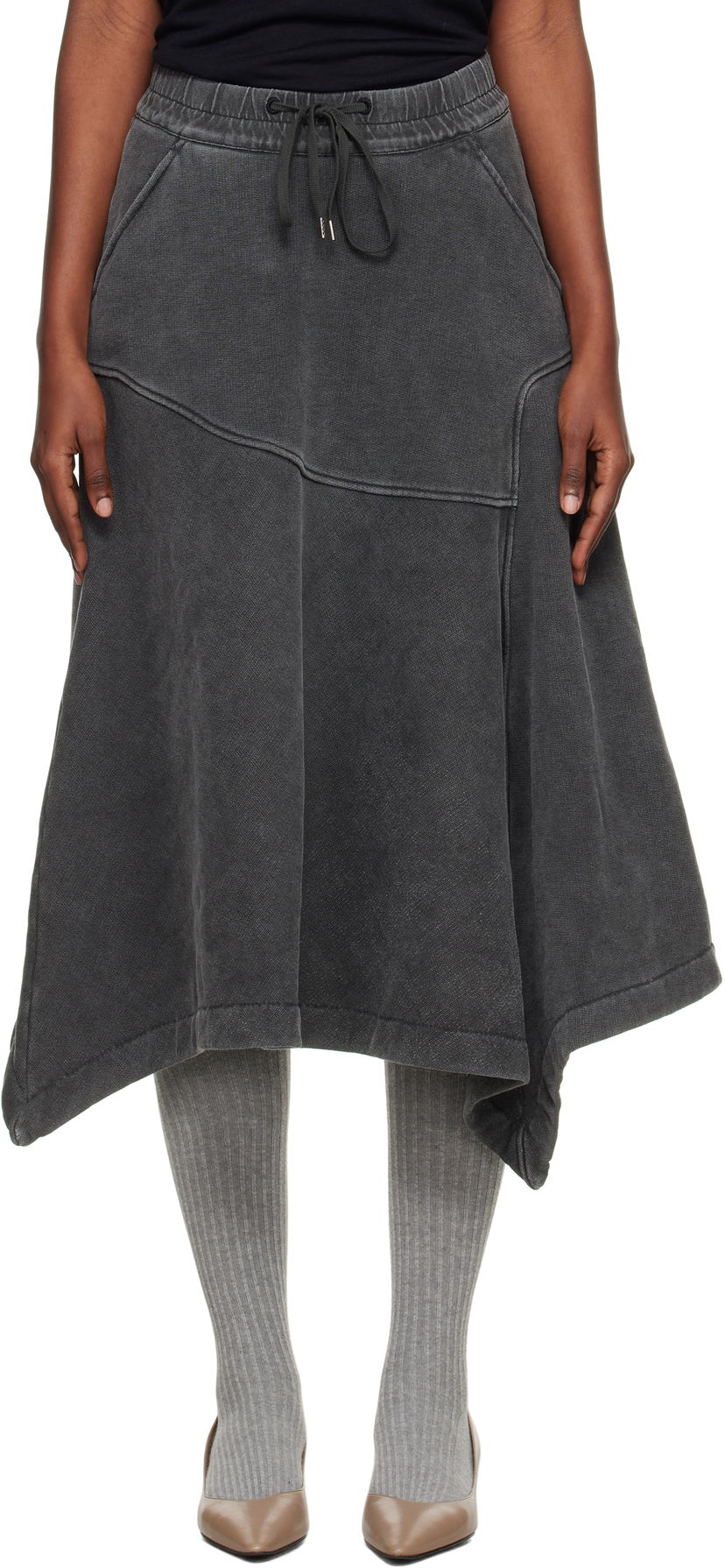 Nederdel OUR LEGACY Lounge Midi Skirt Grå | W4256LF