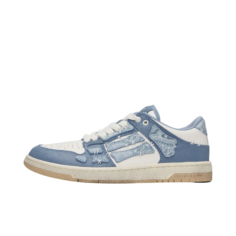 Sneakers og sko AMIRI Bandana Skel Top Low Blå | AMFOSR1140