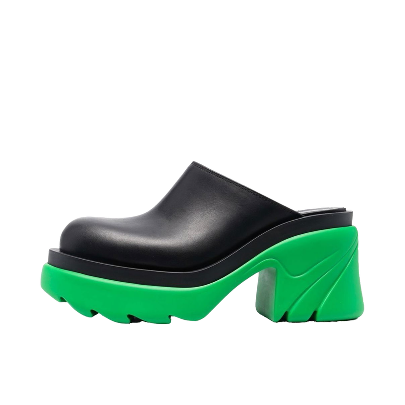 Sneakers og sko Bottega Veneta Flash Sculpted-Heel Mules Grøn | 668525VBS501476