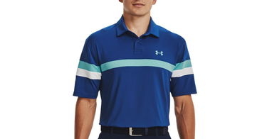 Polo skjorte Under Armour T2G Color Block Polo Shirt Mørkeblå | 1377379-471, 1