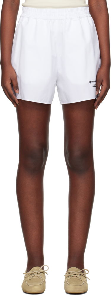 Shorts Off-White Off-White Poplin Shorts Hvid | OWCB05DS25FAB0010110, 0