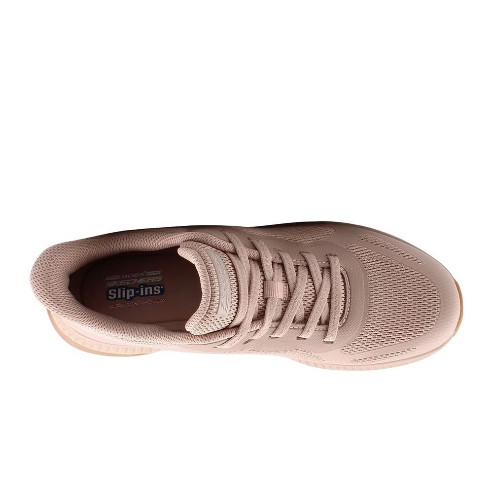 Sneakers og sko Skechers Bobs Squad 4 Slip-Ins Lyserød | 117624-NAT, 1