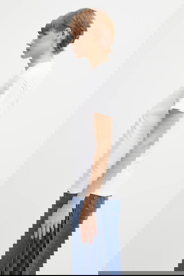 T-shirt MAISON KITSUNÉ Party Fox Regular T-Shirt Hvid | PW00120KJ7026, 1