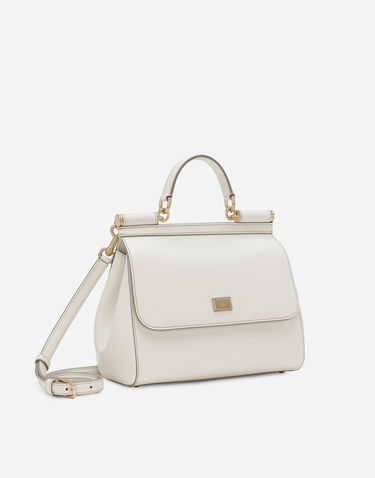 Håndtaske Dolce & Gabbana Dolce & Gabbana Handbag Hvid | BB6002B100180001, 2
