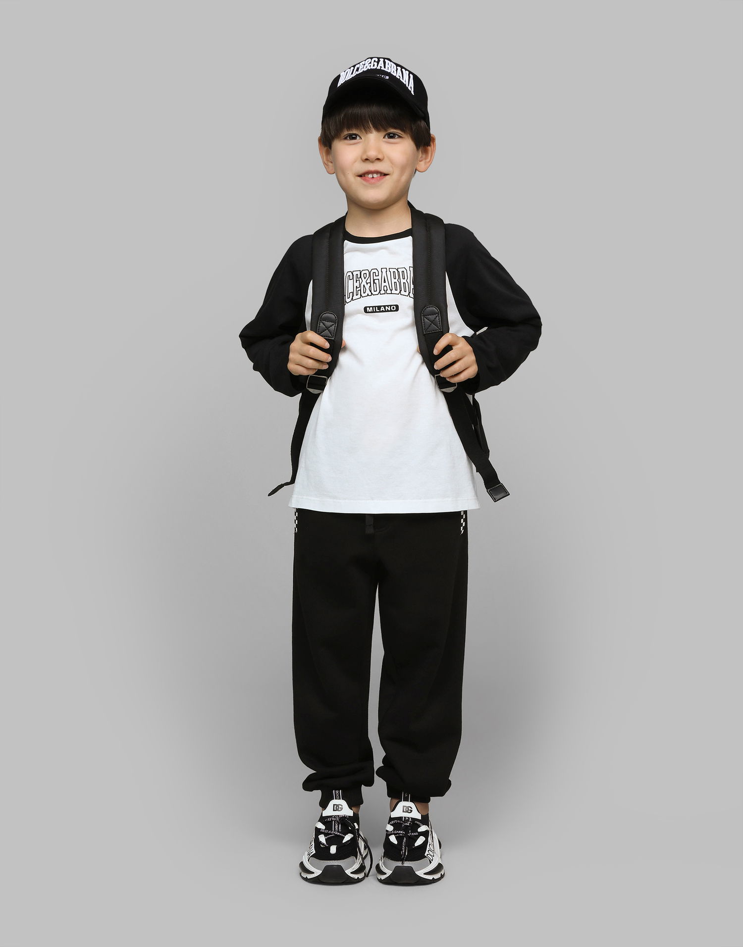 Kasket Dolce & Gabbana Dolce & Gabbana Twill Baseball Cap With Logo Sort | LB4H80G7N1NN0000, 1