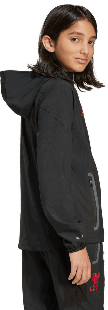 Jakke adidas Performance Liverpool Tiro 25 Competition Vis Tech Travel Jacket Sort | JZ5558, 1