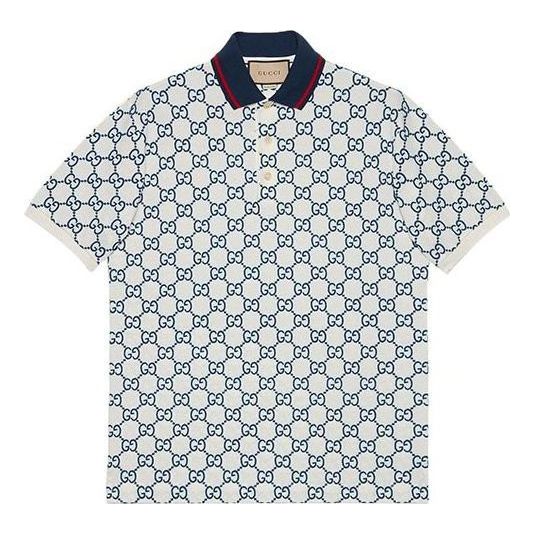 Polo skjorte Gucci Stretch Cotton Polo Hvid | 598956-XJB0U-9064, 0
