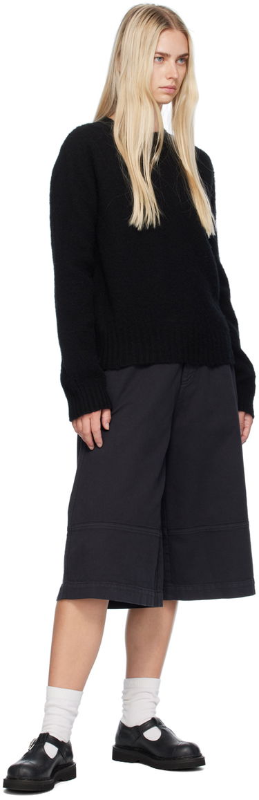 Shorts YMC YMC Ezy Wide-Leg Cropped Trousers Mørkeblå | Q4WML, 3
