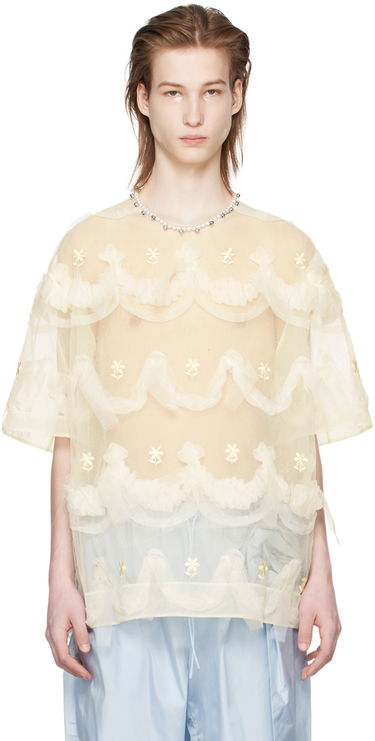 T-shirt Simone Rocha Simone Rocha Embroidered Cake T-Shirt Gul | 5151 1069, 0