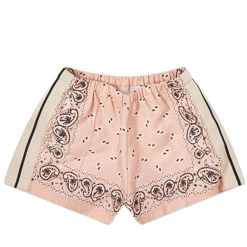 Shorts Palm Angels Paisley Track Shorts Lyserød | PWCB047S24FAB0013003