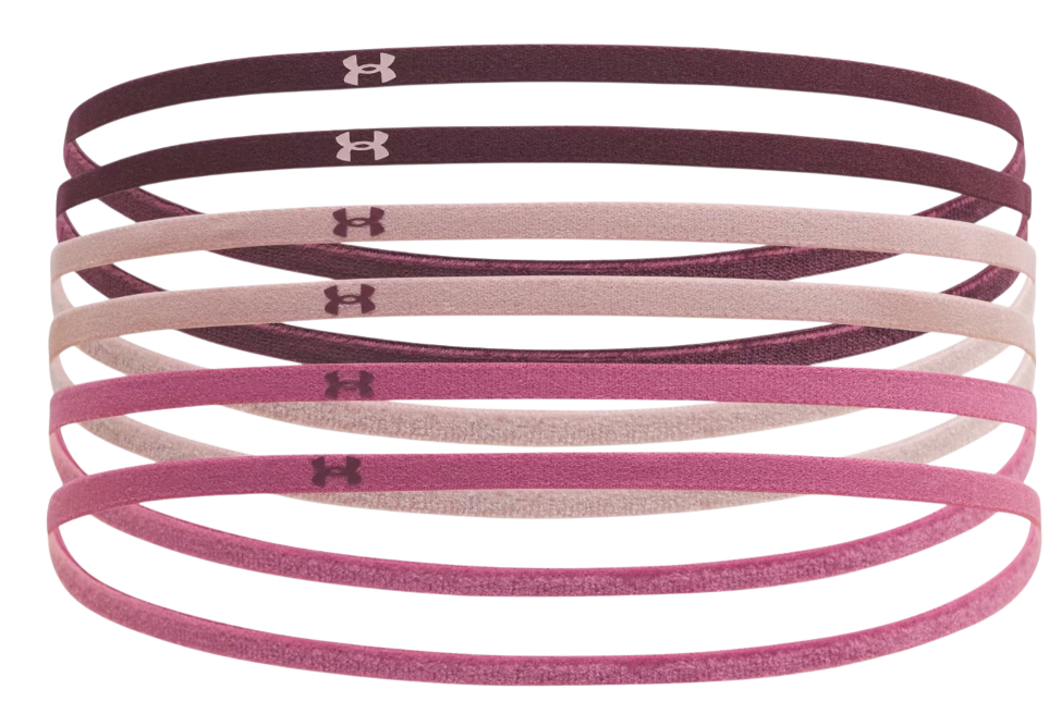 Tilbehør Under Armour Mini Elastic Headbands 6-Pack Bourgogne | 1389932-602, 0