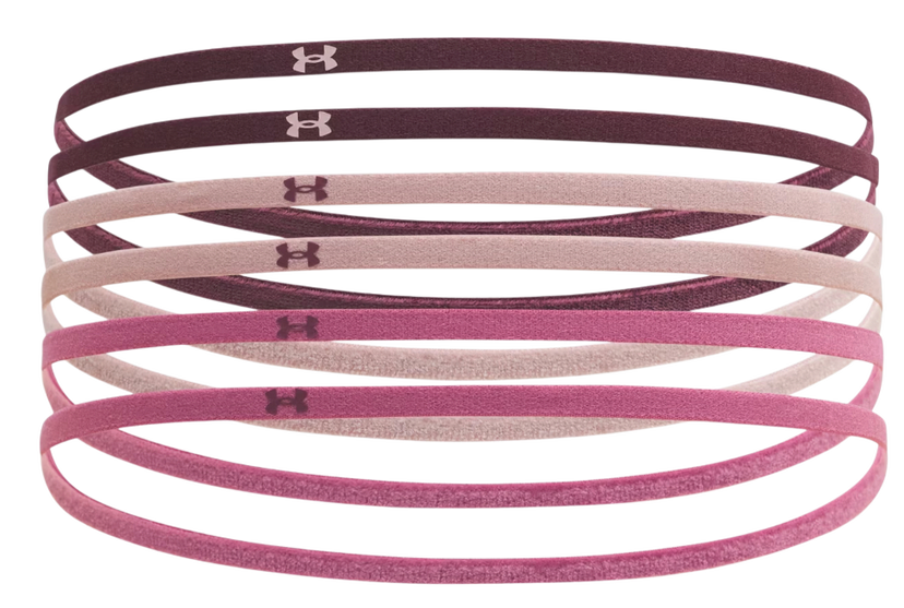 Tilbehør Under Armour Mini Elastic Headbands 6-Pack Lyserød | 1389932-602