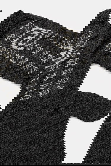 Handsker Maison Margiela MM6 Maison Margiela Wool Knit Gloves Grå | S52TS0043 M13135, 3