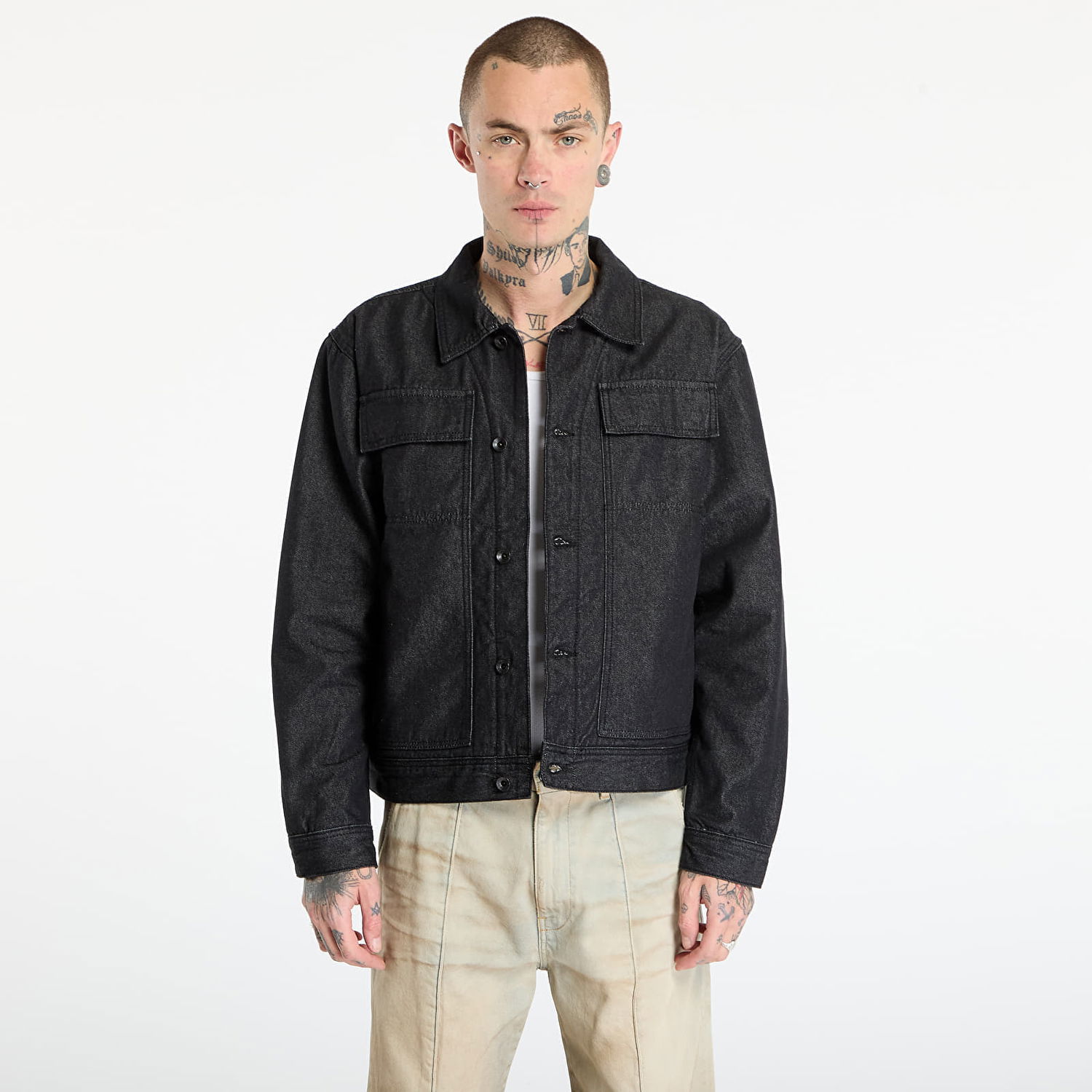 Jakke Vans McAvoy Lined Trucker Sort | VN000P7M1OD1, 0