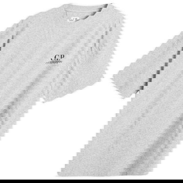 T-shirt C.P. Company Logo Print T-Shirt Grå | 19CMTS103A-005100W-M94, 0