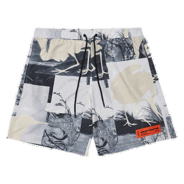 Badetøj HERON PRESTON Cutout Swimshorts Grå | HMFA005S21FAB0020900, 0