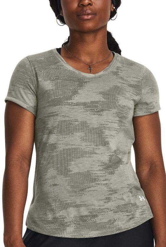 T-shirt Under Armour Streaker Speed Camo SS Grå | 1379356-504, 0